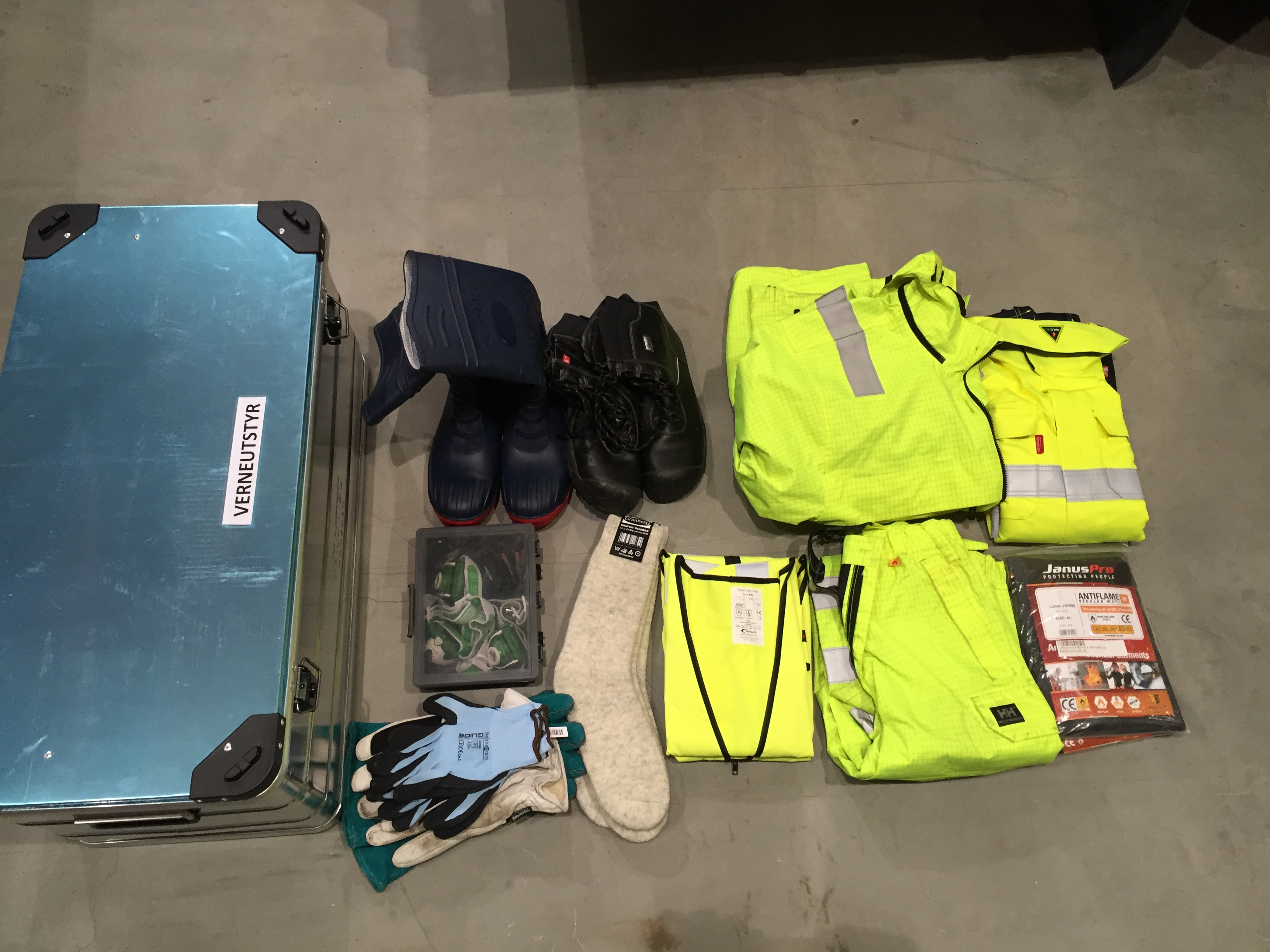 Contents of readiness case 1